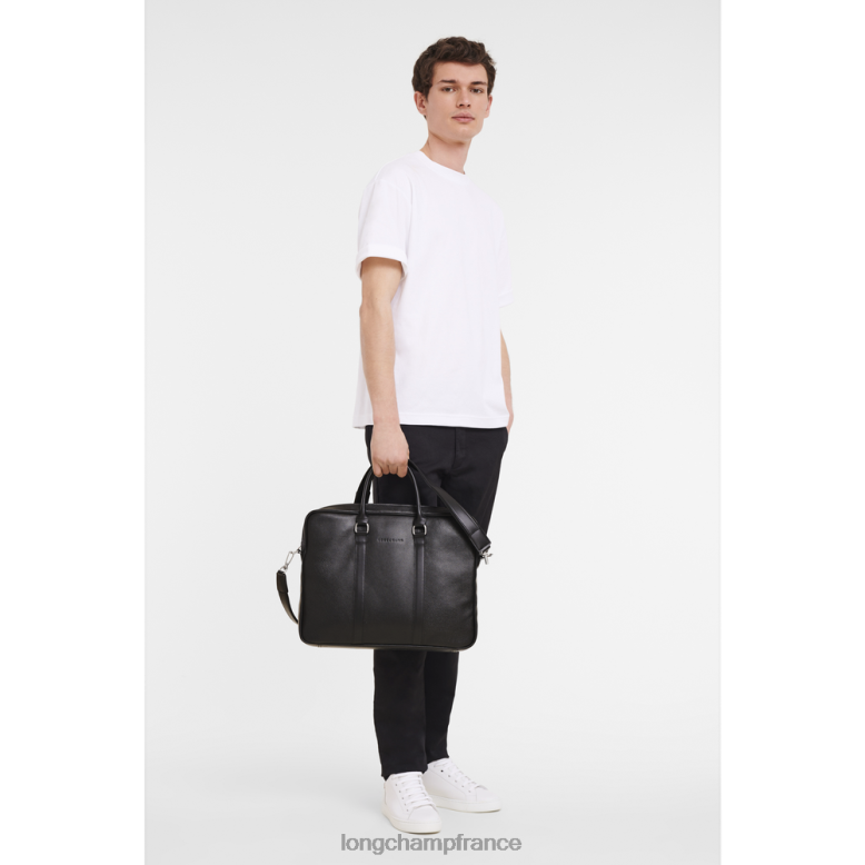 noir Hommes mallette le foulonne Sacs Longchamp Z6ZTP478