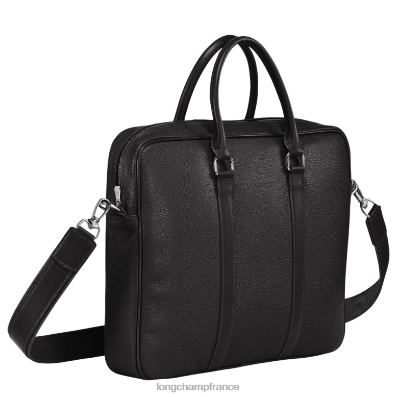 noir Hommes mallette le foulonne Sacs Longchamp Z6ZTP478