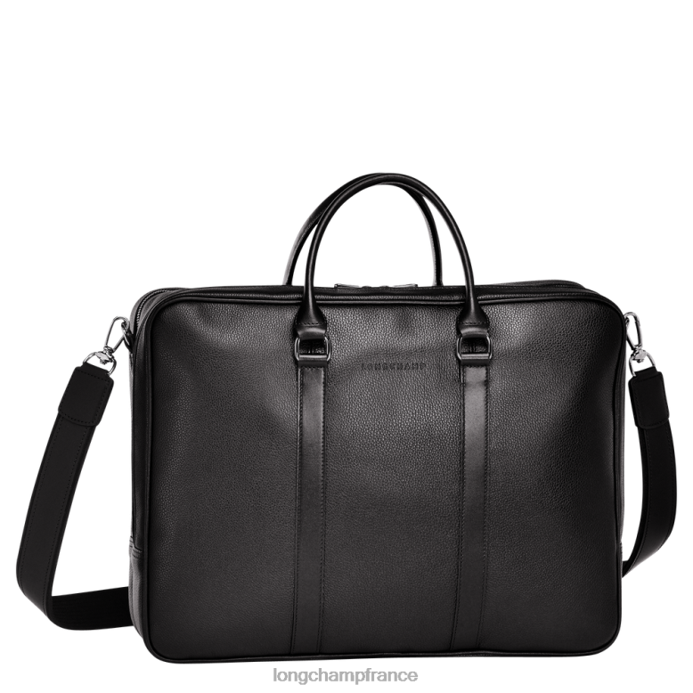 noir Hommes mallette le foulonne Sacs Longchamp Z6ZTP481