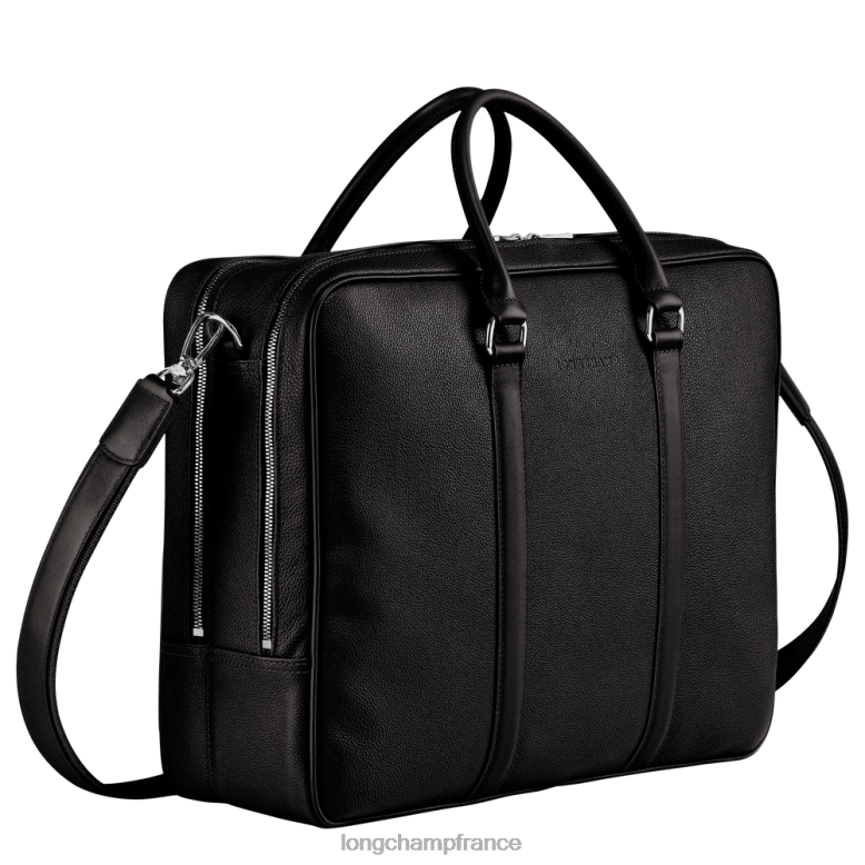 noir Hommes mallette le foulonne Sacs Longchamp Z6ZTP481