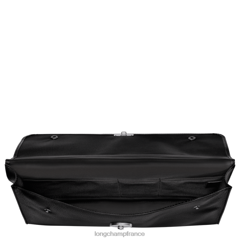 noir Hommes mallette le foulonne Sacs Longchamp Z6ZTP483