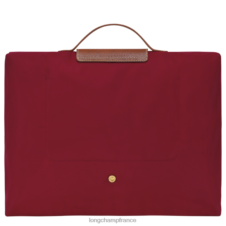rouge Hommes mallette originale le pliage Sacs Longchamp Z6ZTP487
