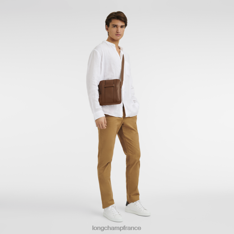 Cognac Hommes sac à bandoulière 3D Sacs Longchamp Z6ZTP1125
