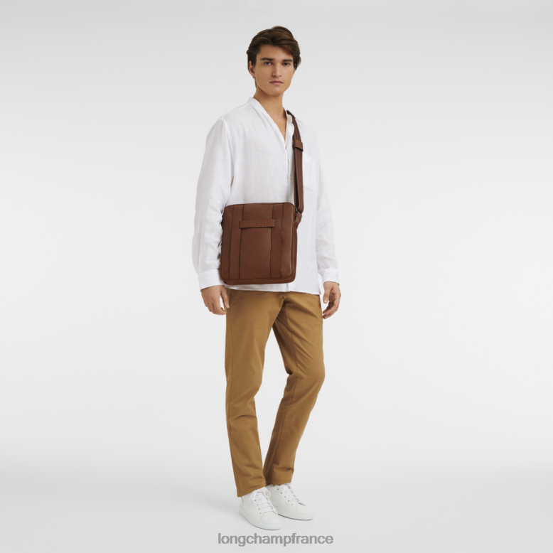 Cognac Hommes sac à bandoulière 3D Sacs Longchamp Z6ZTP1126