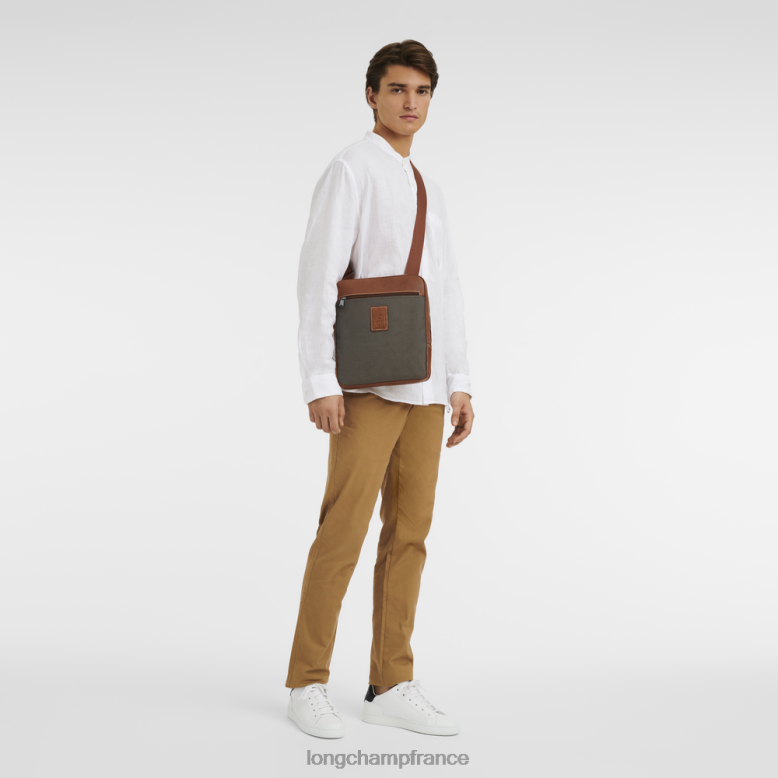 brun Hommes sac à bandoulière boxford Sacs Longchamp Z6ZTP1110