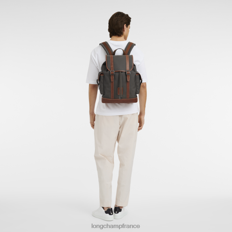 brun Hommes sac à dos boxford Sacs Longchamp Z6ZTP1103