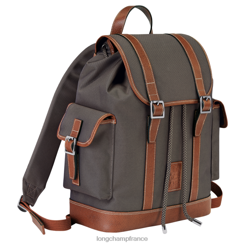brun Hommes sac à dos boxford Sacs Longchamp Z6ZTP1103