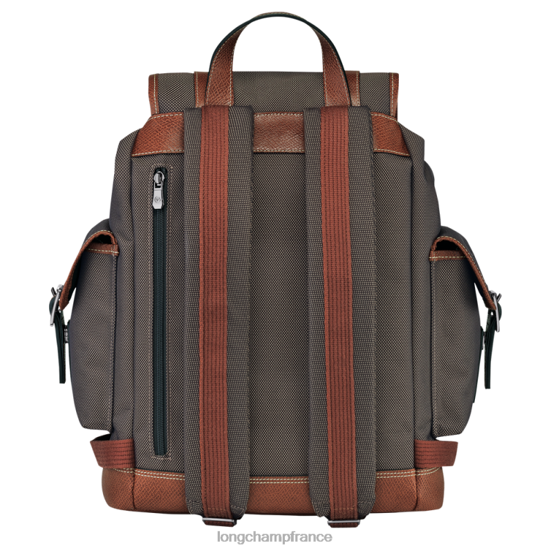brun Hommes sac à dos boxford Sacs Longchamp Z6ZTP1103