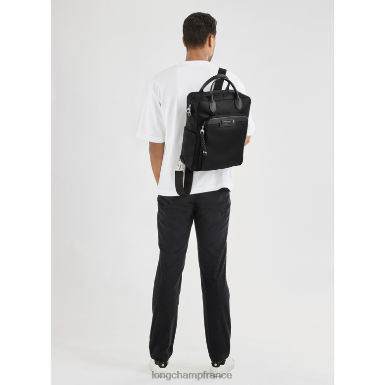 noir Hommes sac à dos énergétique le pliage Sacs Longchamp Z6ZTP451