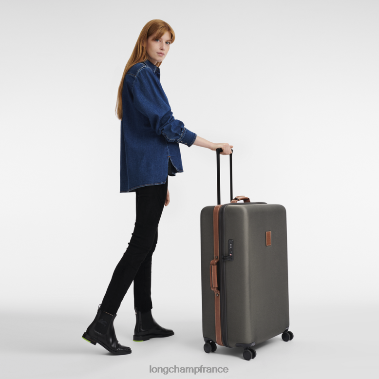 brun Hommes valise boxford Sacs Longchamp Z6ZTP844
