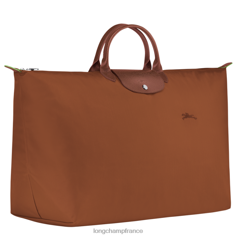 Cognac Hommes sac de voyage vert le pliage Sacs Longchamp Z6ZTP795