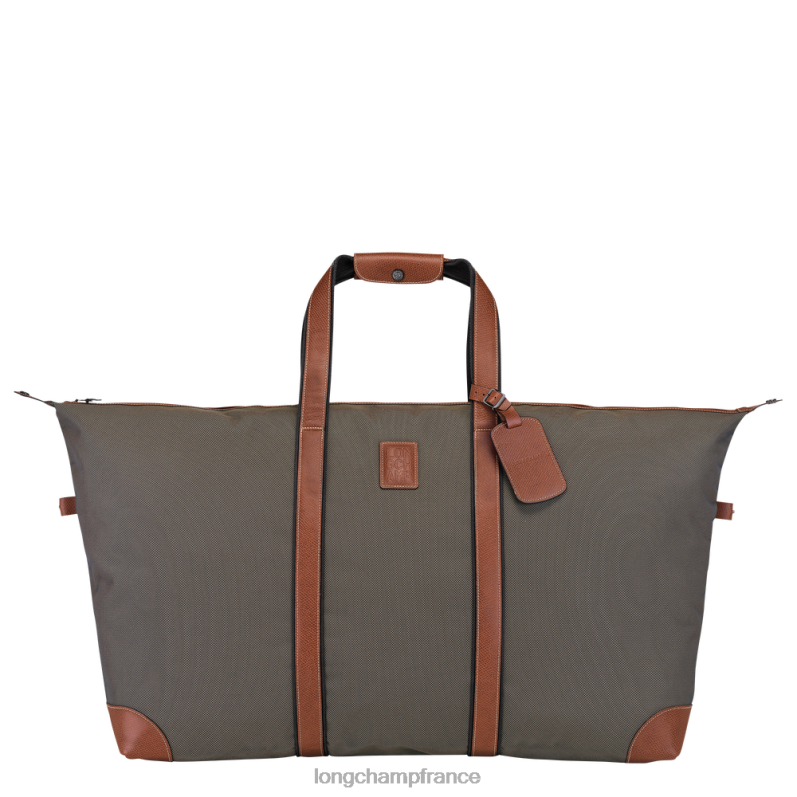 brun Hommes sac de voyage boxford Sacs Longchamp Z6ZTP766