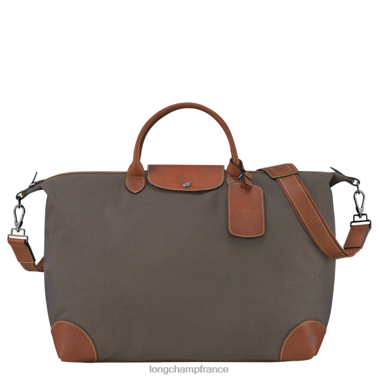 brun Hommes sac de voyage boxford Sacs Longchamp Z6ZTP769