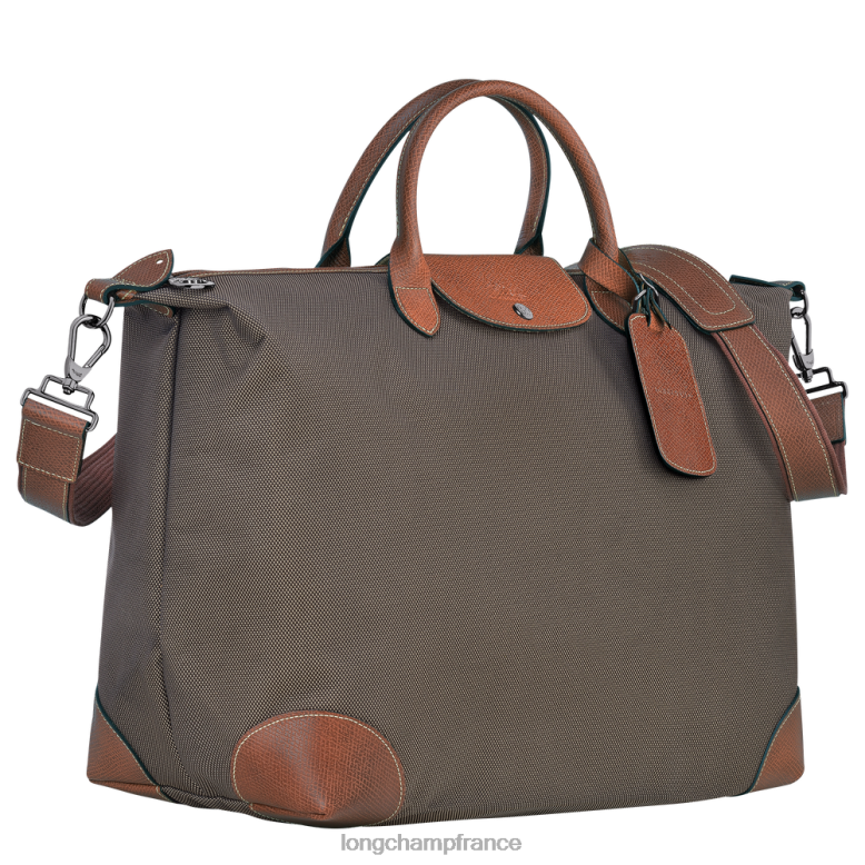 brun Hommes sac de voyage boxford Sacs Longchamp Z6ZTP769
