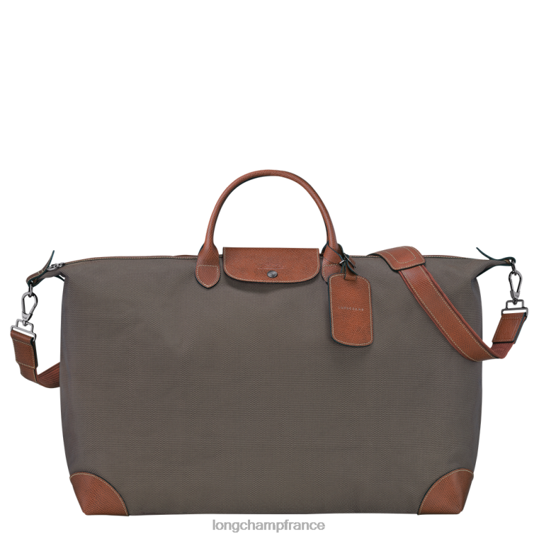 brun Hommes sac de voyage boxford Sacs Longchamp Z6ZTP772