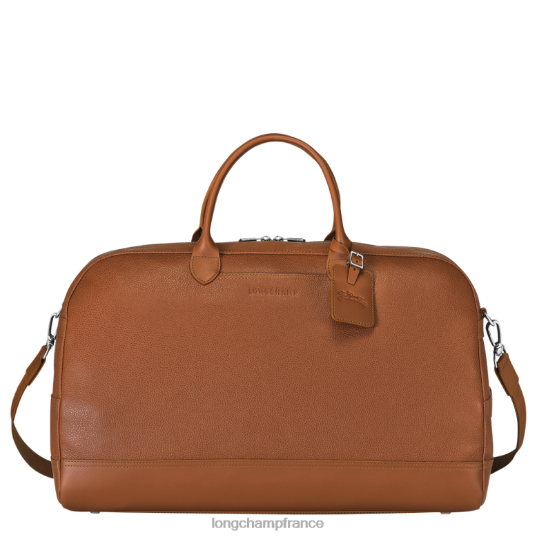 caramel Hommes sac de voyage le foulonne Sacs Longchamp Z6ZTP825