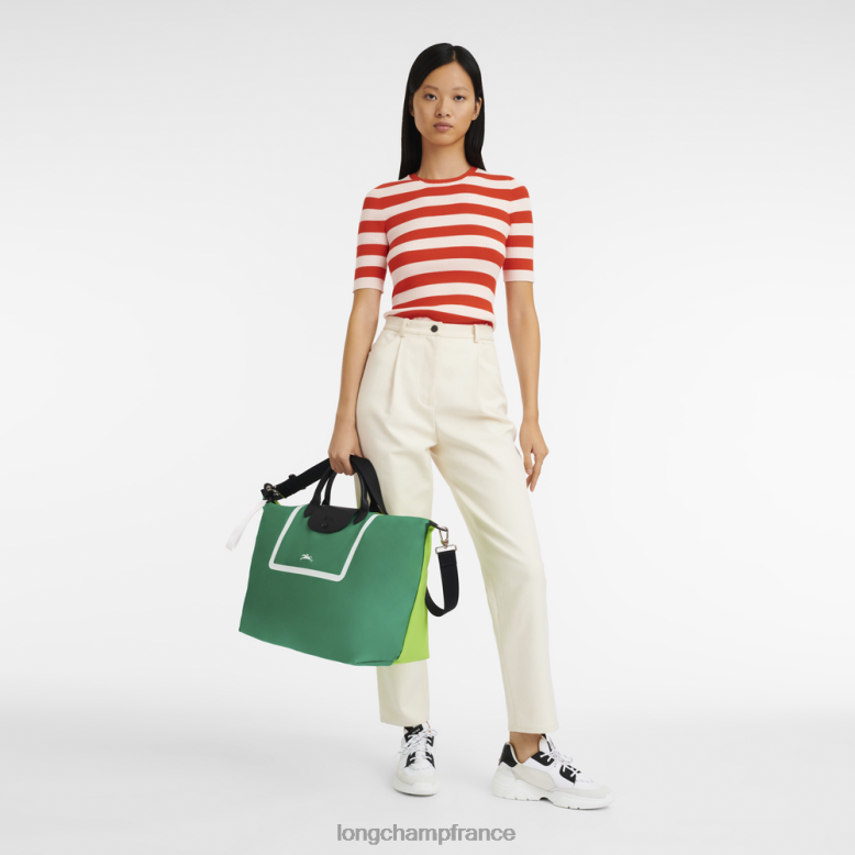 herbe/feu vert Hommes sac de voyage collection le pliage Sacs Longchamp Z6ZTP777