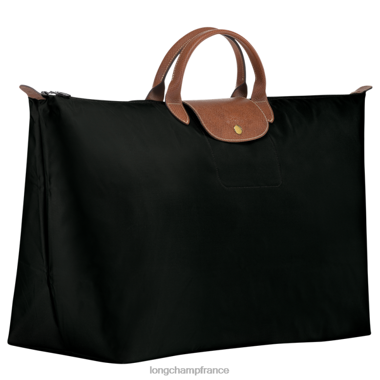 noir Hommes sac de voyage original le pliage Sacs Longchamp Z6ZTP812