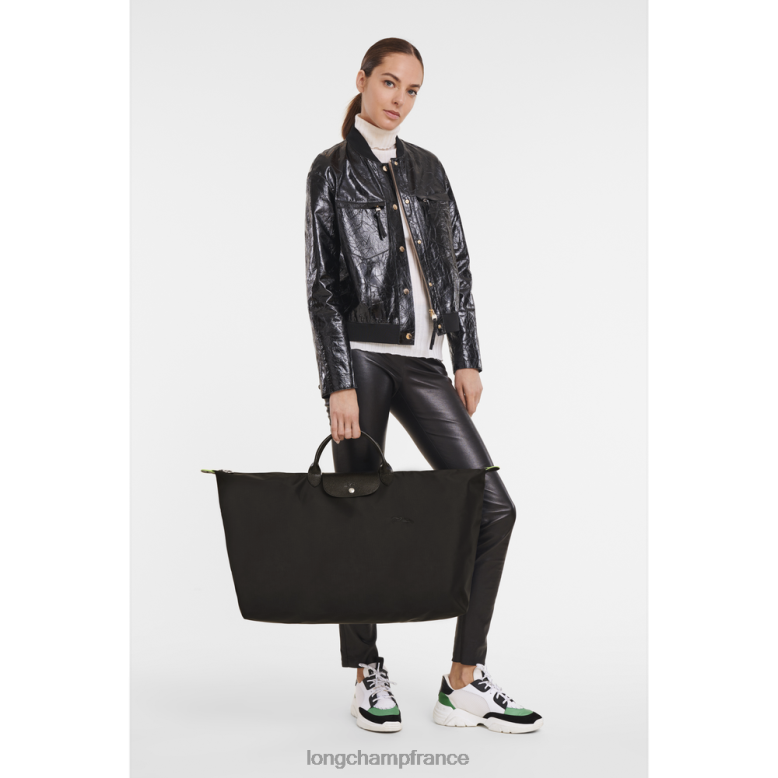 noir Hommes sac de voyage vert le pliage Sacs Longchamp Z6ZTP793