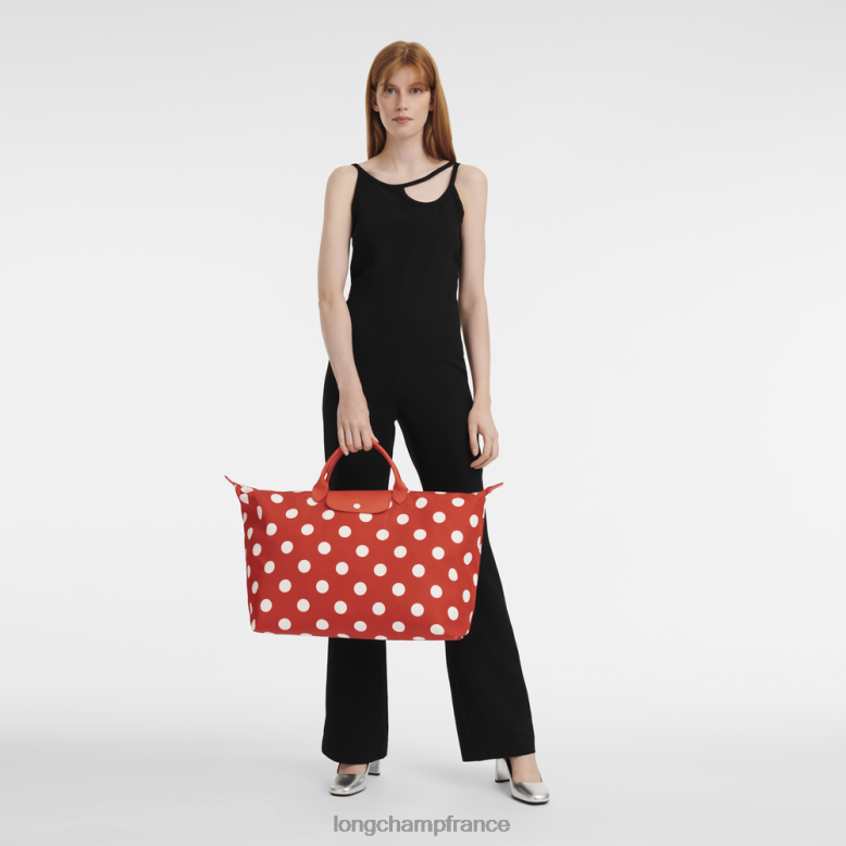 orange Hommes sac de voyage collection le pliage Sacs Longchamp Z6ZTP782