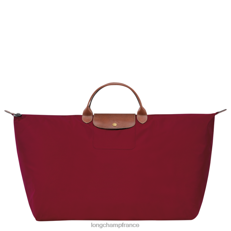 rouge Hommes sac de voyage original le pliage Sacs Longchamp Z6ZTP814