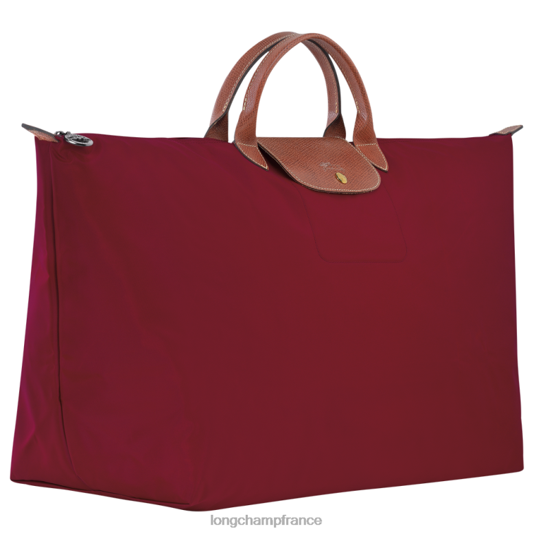 rouge Hommes sac de voyage original le pliage Sacs Longchamp Z6ZTP814