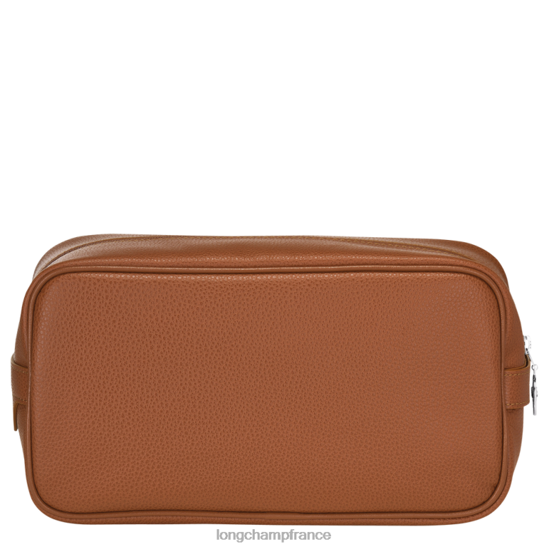 caramel Hommes trousse de toilette le foulonne Sacs Longchamp Z6ZTP874