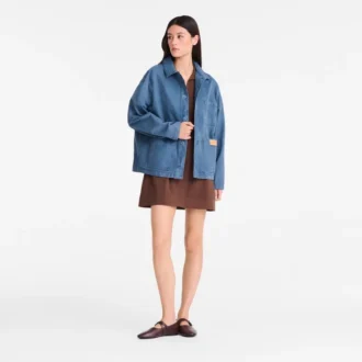 Ardoise – Veste en coton surteint Ardoise – Veste en coton surteint
