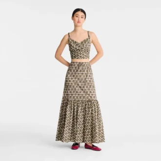 Artichoke – Top voilé imprimé vichy