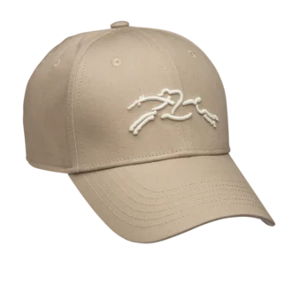 Beige – Casquette en coton biologique uni
