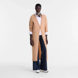 Biscuit – Cardigan en maille