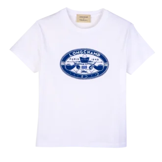 Blanc – T-shirt en jersey imprimé