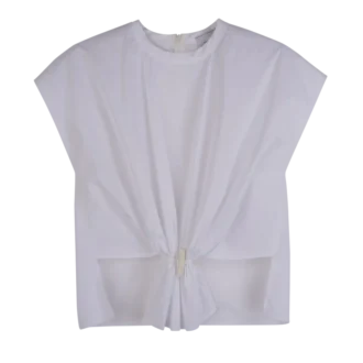 Blanc – Top en popeline