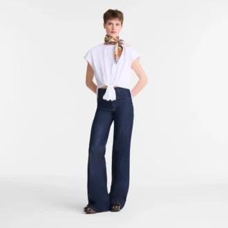 Blanc – Top en popeline