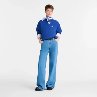 Bleu ciel – Pantalon en denim