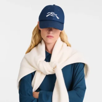 Bleu encre – Casquette en coton