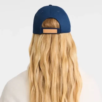 Bleu encre – Casquette en coton