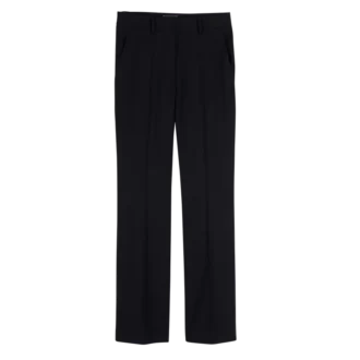 Bleu marine – Pantalon en flanelle