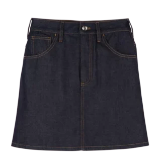 Bleu nuit – Jupe en denim
