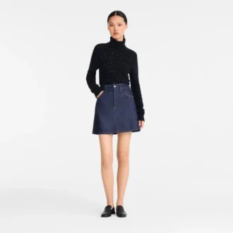 Bleu nuit – Jupe en denim