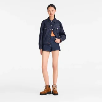 Bleu nuit – Veste en denim