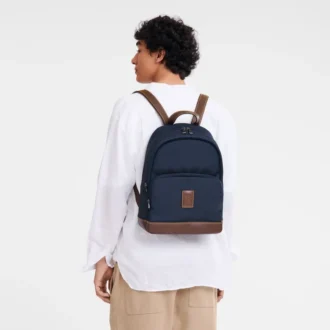 Bleu – Sac à dos Boxford en toile recyclée