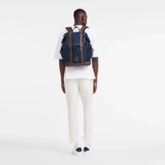 Bleu – Sac à dos Boxford en toile recyclée