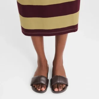 Ébène – Mules Roseau en cuir
