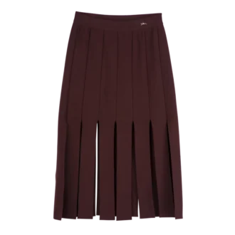 Bordeaux – Jupe midi en maille
