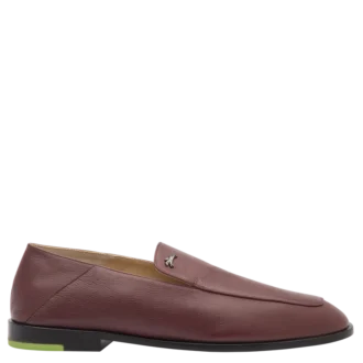 Bordeaux – Mocassins en cuir Au Sultan