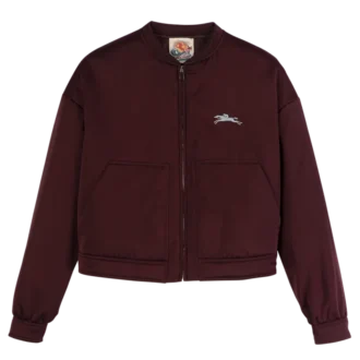 Bordeaux – Veste en satin Bordeaux – Veste en satin