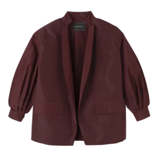 Bordeaux – Veste kimono en taffetas technique