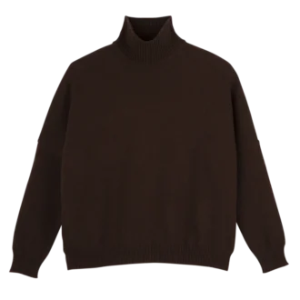 Café – Pull à col montant en maille