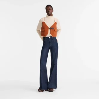 Cardigan en coton doublé de fausse fourrure Marmalade